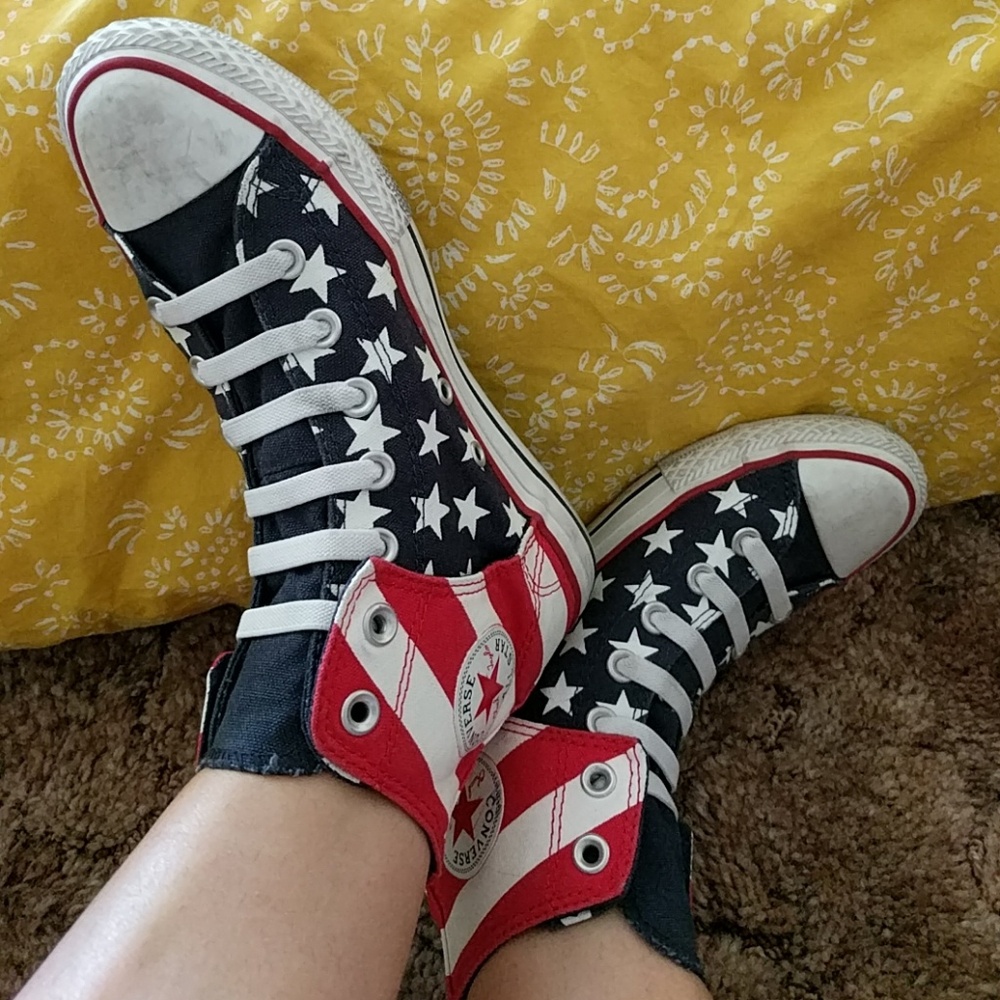 Converse American Flag Chuck Taylor's